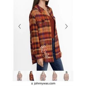 NEW JOHNNY WAS ananke shirt jacket in plaid